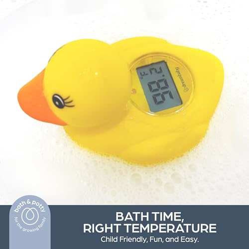 Dreambaby Duck Baby Bath Thermometer - Instant Results, Digital Temp Reader for Newborns - Fun Floating Toy