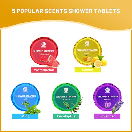 Aromatherapy Shower Steamers 30-Pack Stress Relief for Women Men Wife Friends
