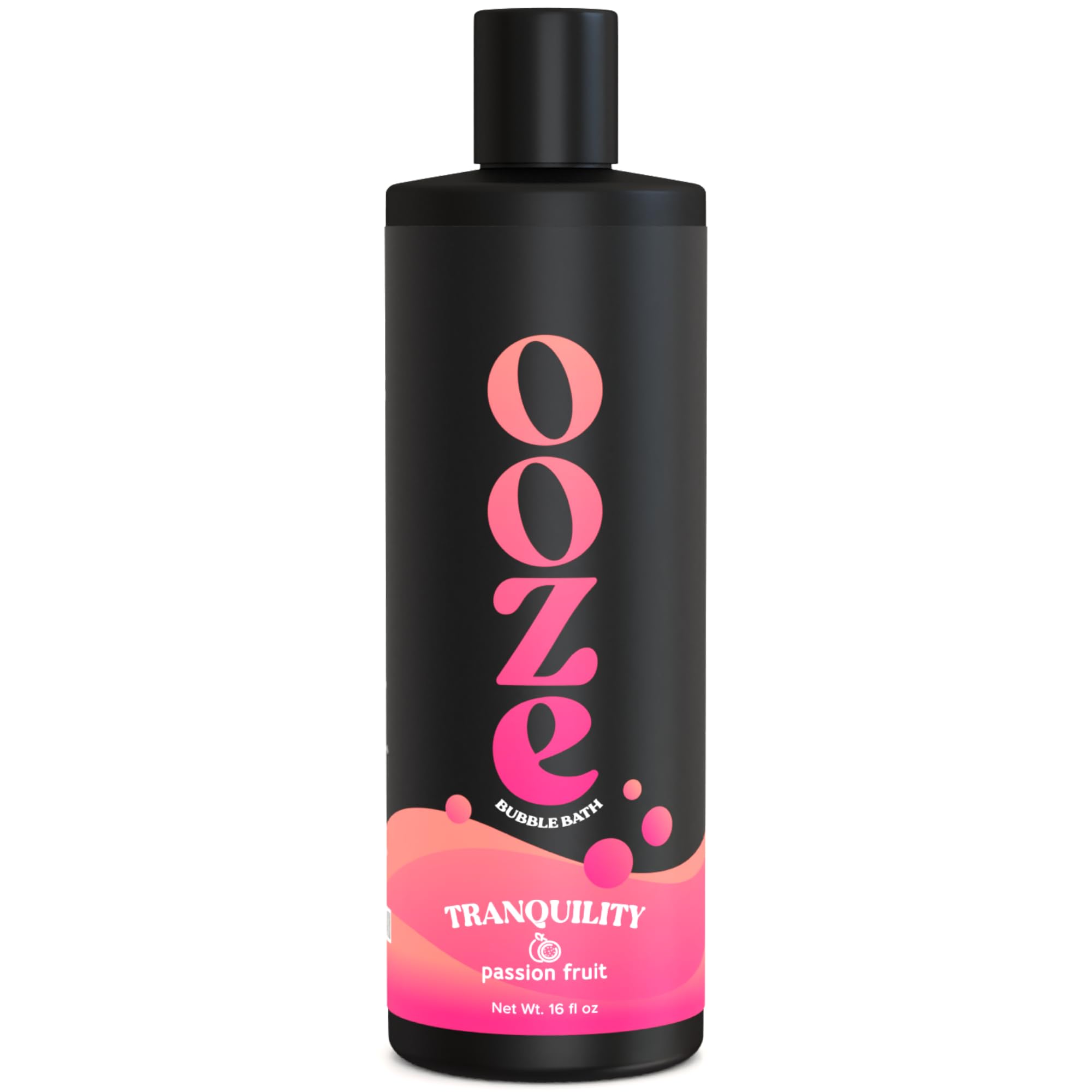 OOZE Passion Fruit Bubble Bath for Women - Fresh, Uplifting & Rejuvenating - Self-Care & Wellness - Zero Parabens Foamin