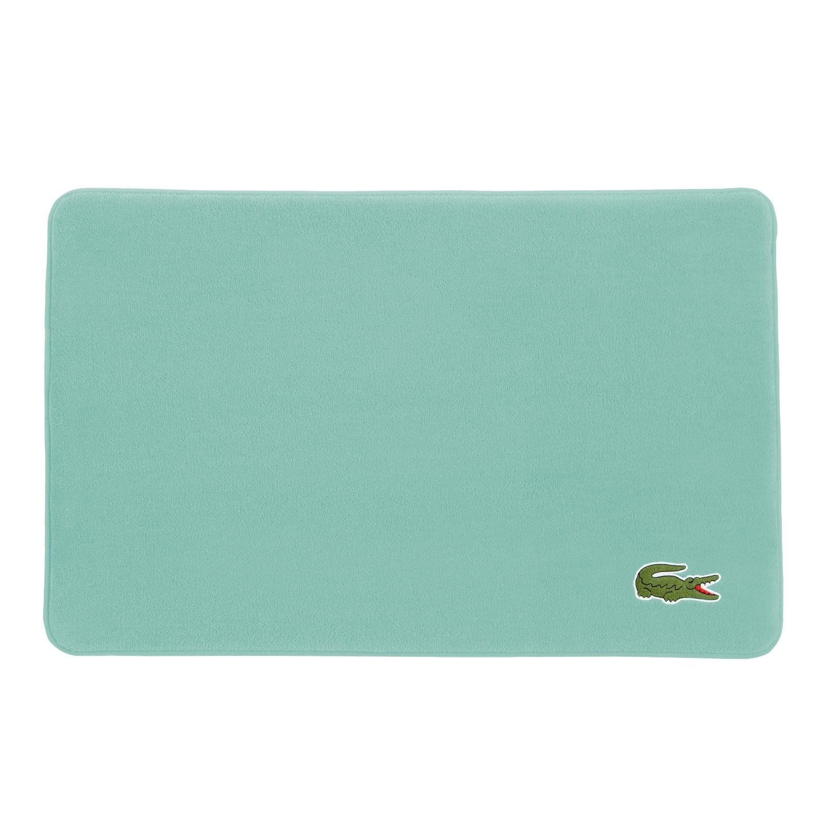 Lacoste Crocodile Memory Foam Bath Rug for Bathroom, Beach Glass, Soft & Comfortable for Home Use & Beachside Relaxatio